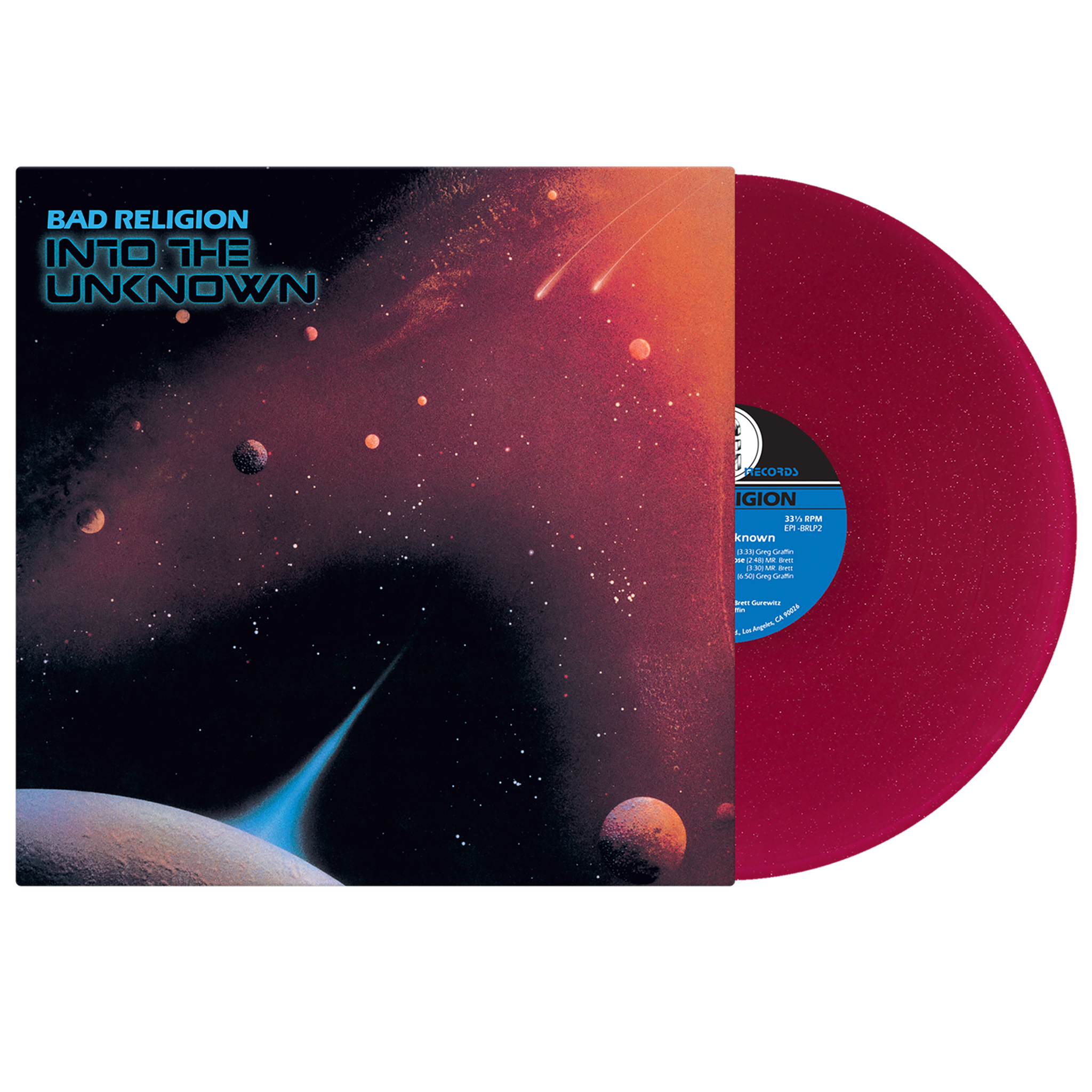 Bad Religion (Into The Unknown) Purple Glitter – Epitaph Records