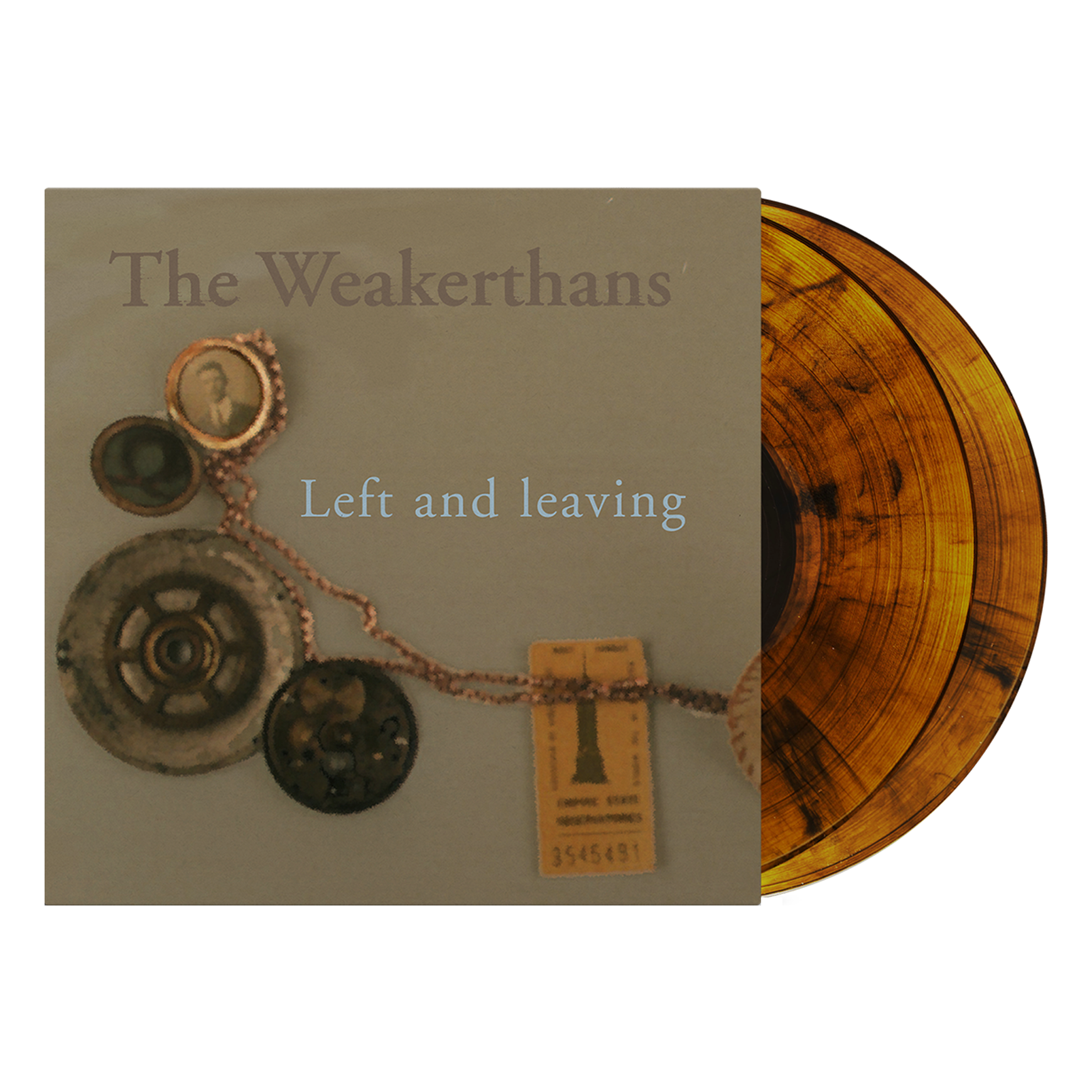 The Weakerthans (Left and Leaving) 2xClear w/ Orange Smoke Vinyl