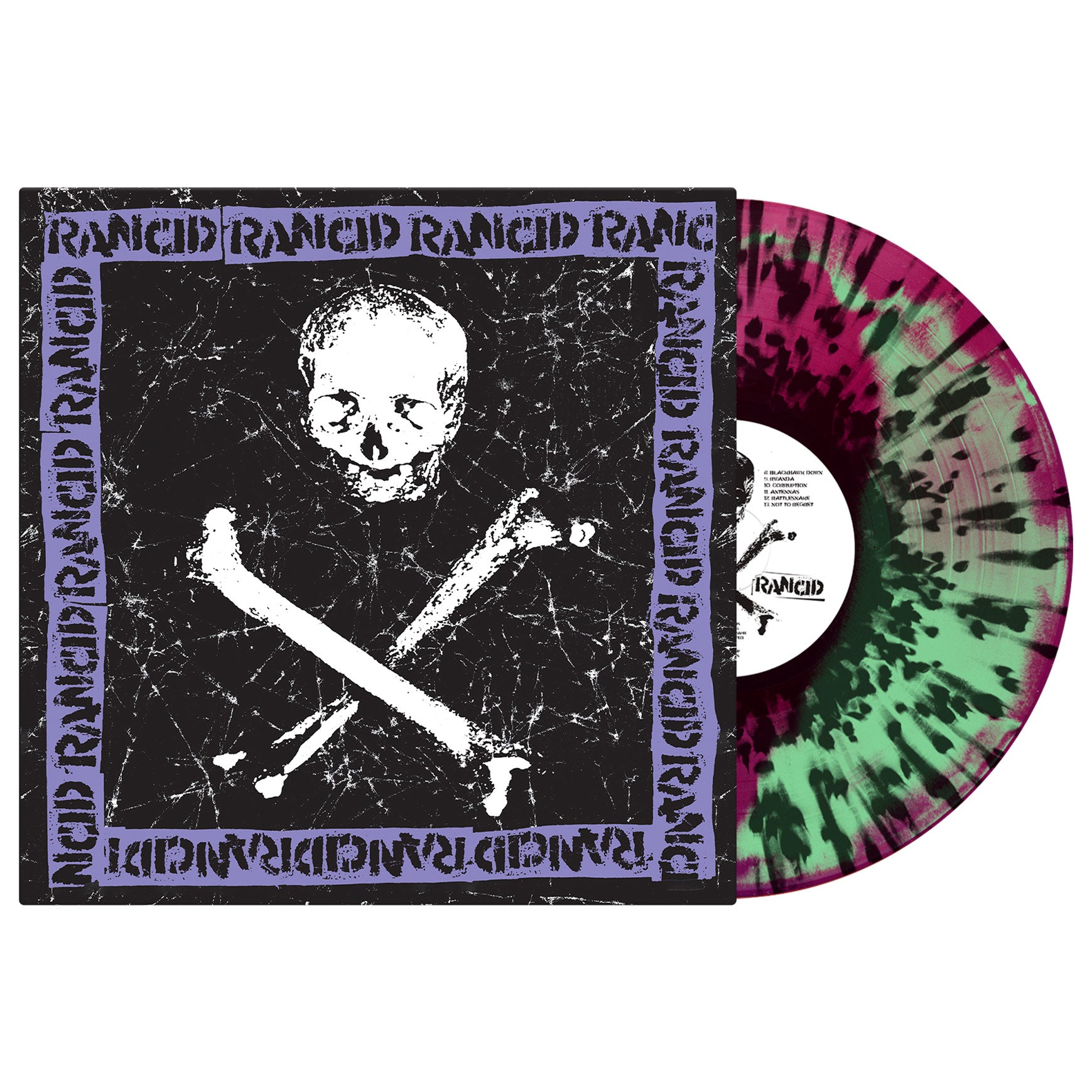 Rancid (Rancid (2000)) Deep Purple/Doublemint w/ Black Splatter