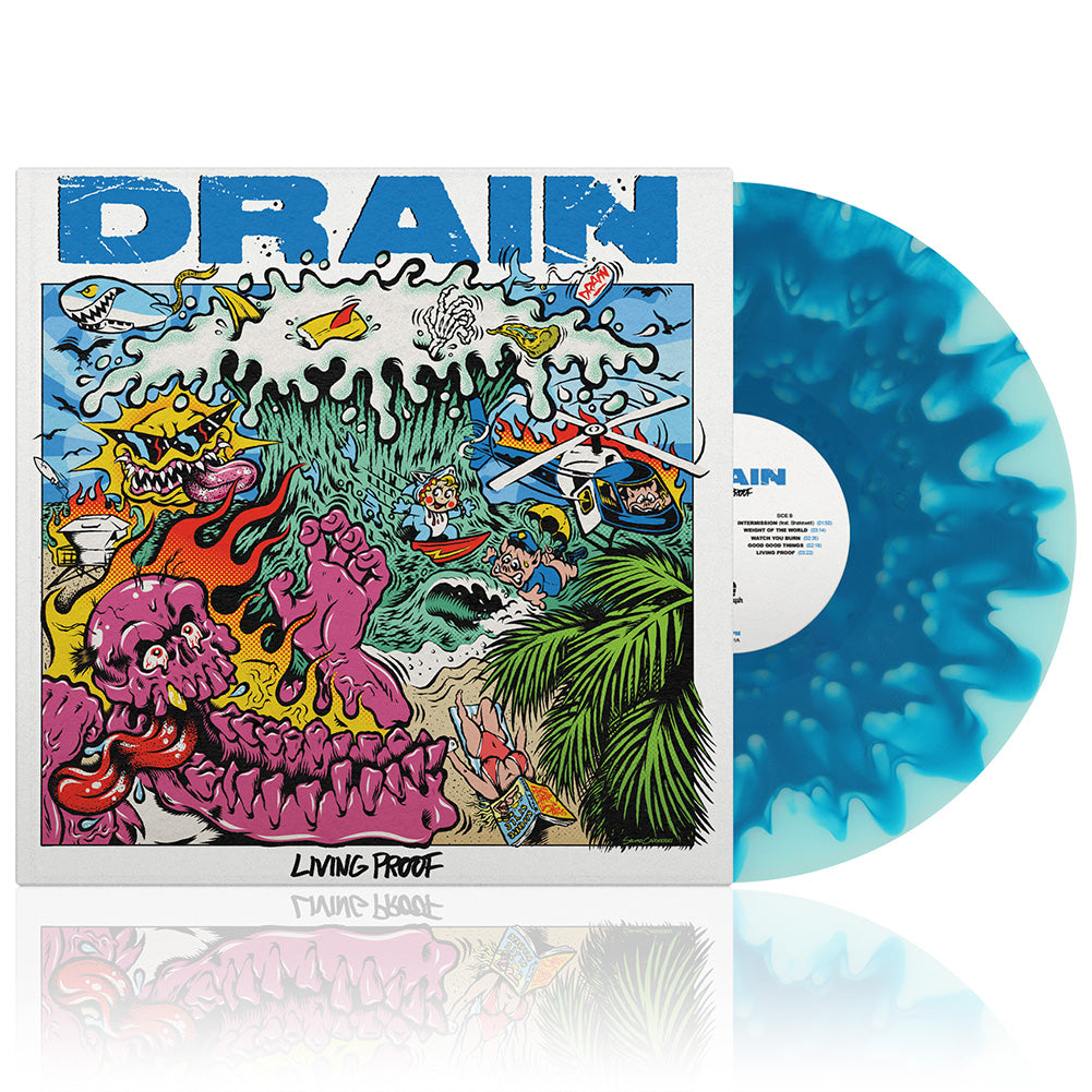 Drain (Living Proof) Cloudy Electric Blue Vinyl