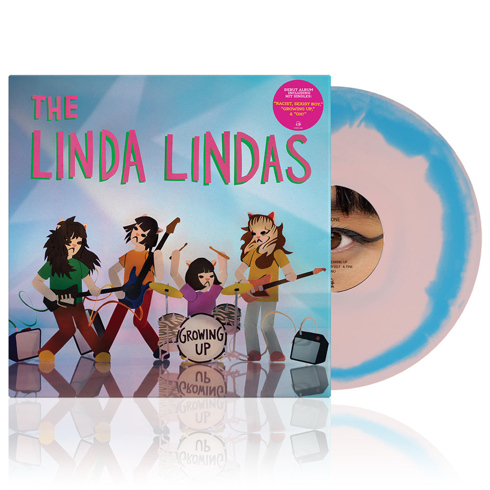 The Linda Lindas (Growing Up) Pink/Cyan Vinyl