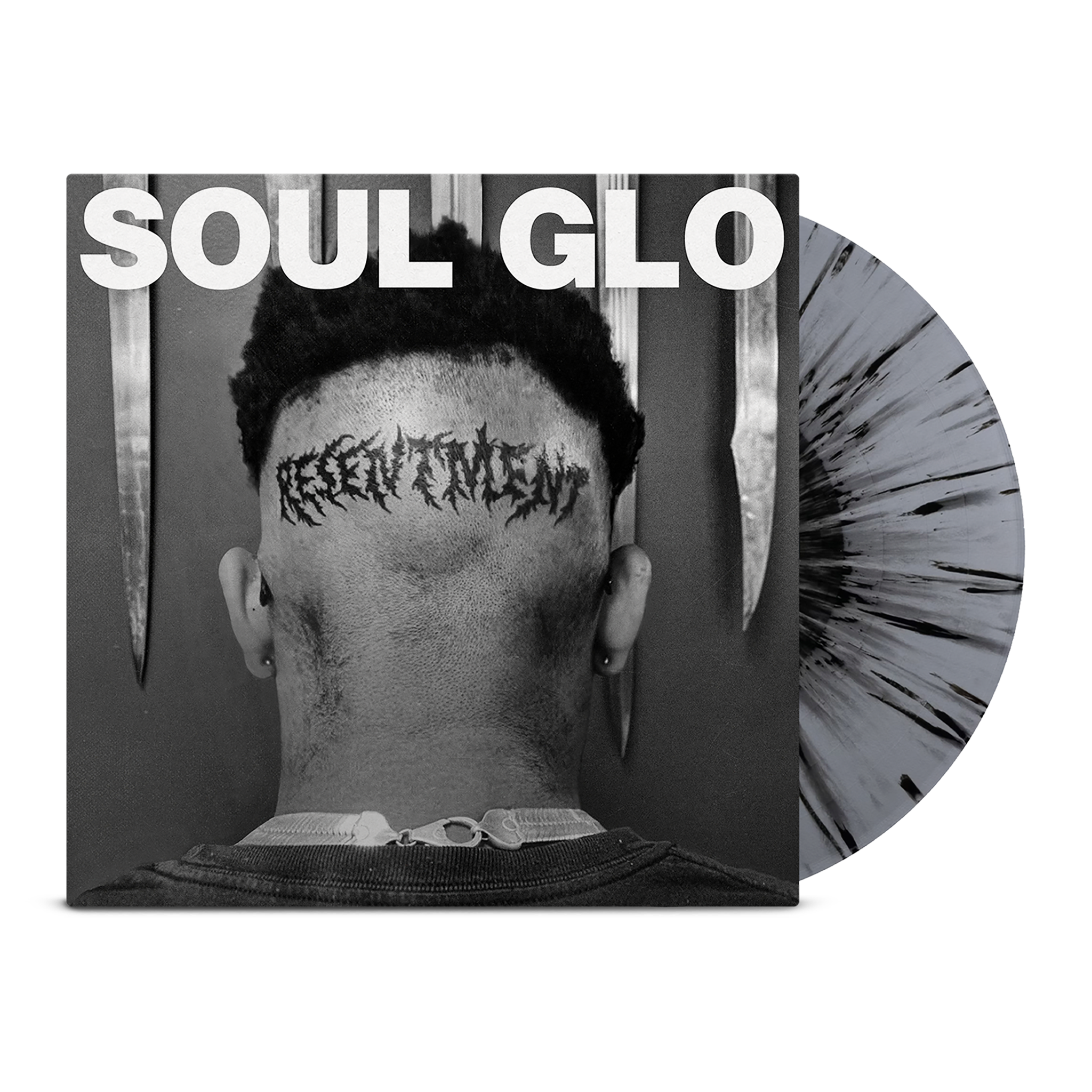 Soul Glo (NA I'M GON GRAB ALLAT) Silver with Black Splatter Vinyl