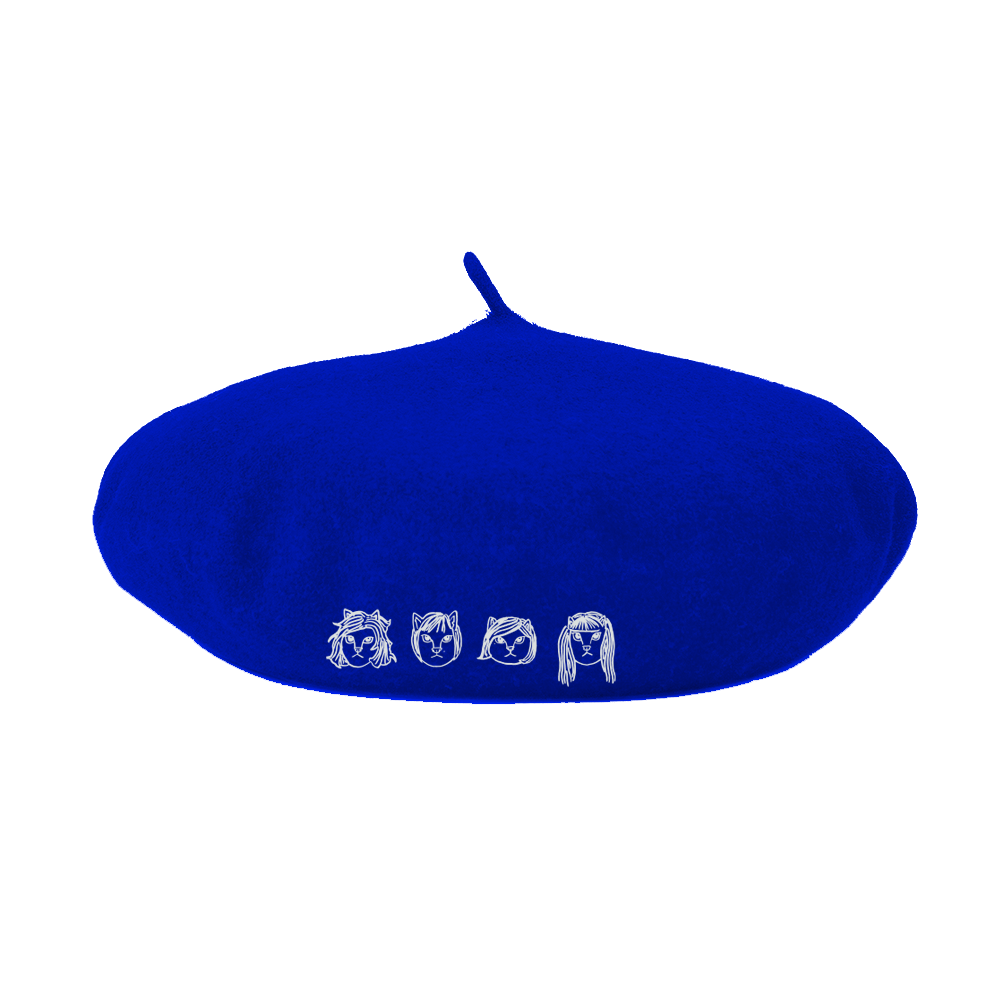 The Linda Lindas (Cats! Blue) Beret