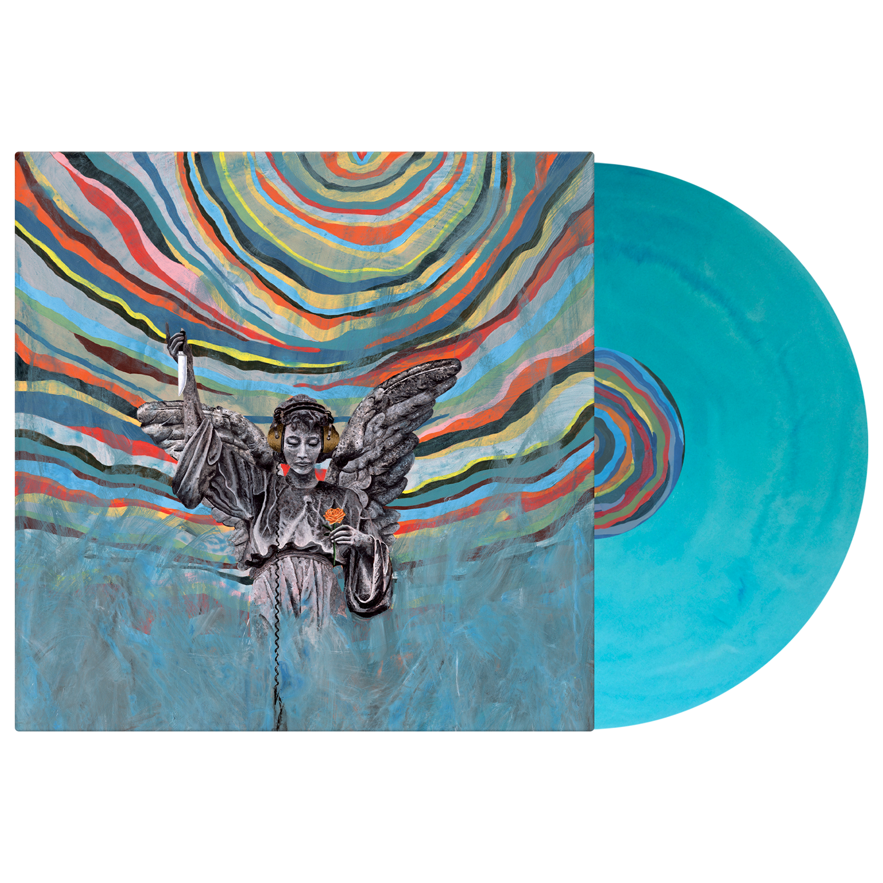 Motion City Soundtrack (The Same Old Wasted Wonderful World) White Blue Marble Vinyl