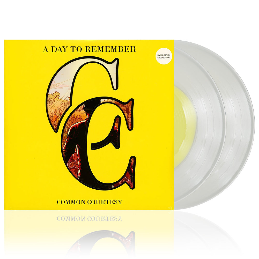 A Day To Remember (Common Courtesy) 2xYellow Inside Milky Clear Vinyl