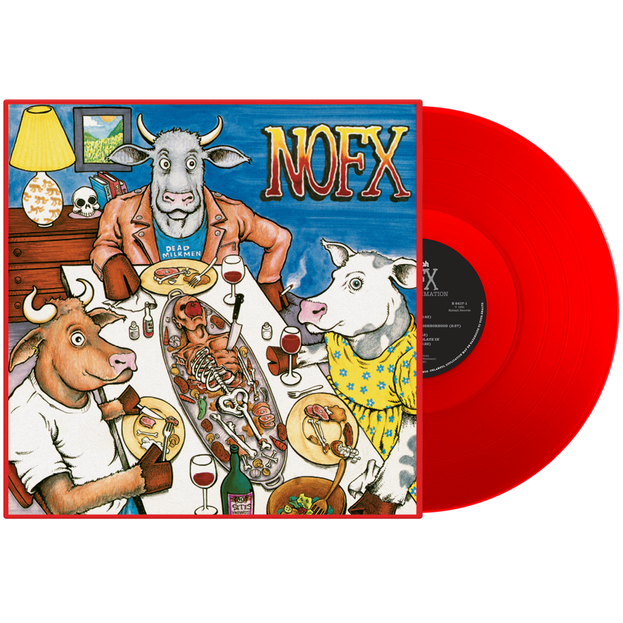 NOFX (Liberal Animation) Trans Red Vinyl