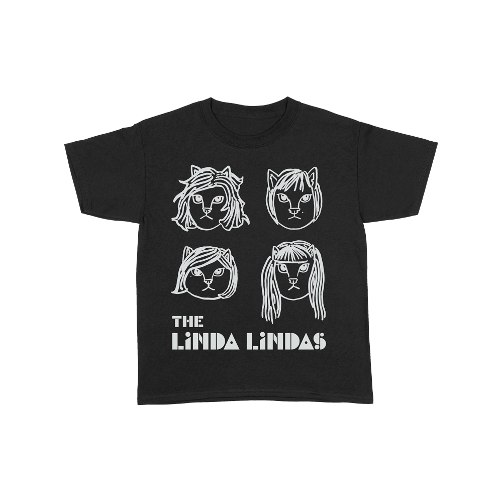 The Linda Lindas (Cats! Youth Black) Youth T-Shirt