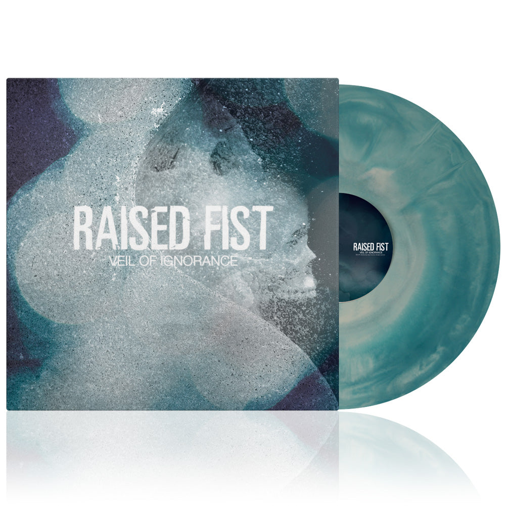 Raised Fist (Veil Of Ignorance) Seablue & White Vinyl
